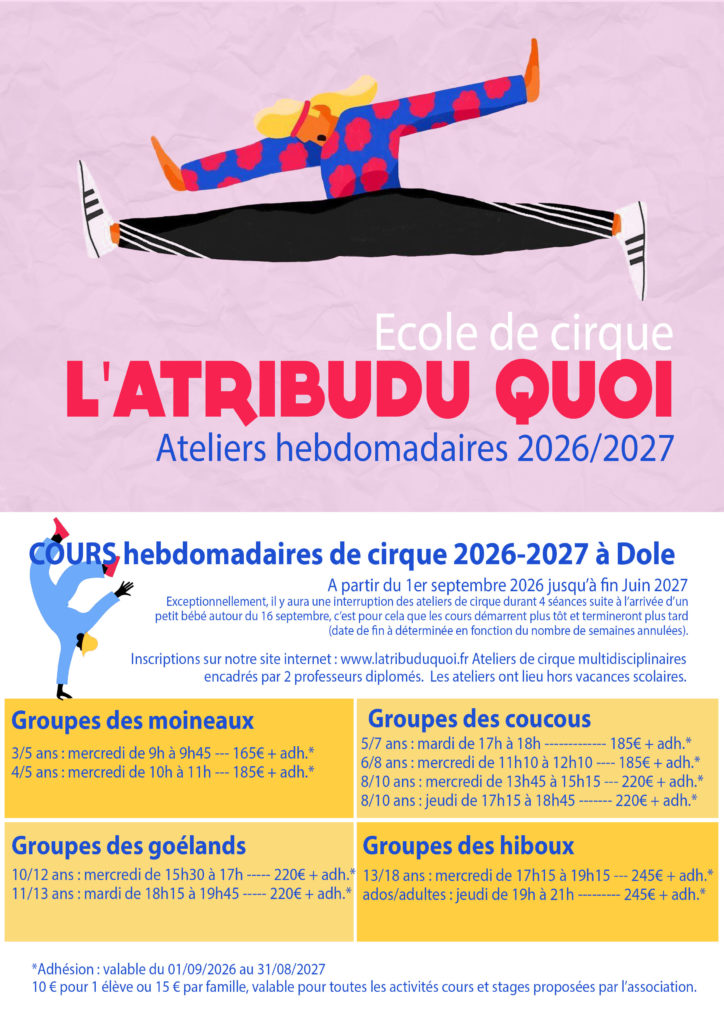 cours cirque dole